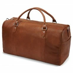 Coupon π Lucleon Cambodia | Tan Leather Duffle Bag β€οΈ