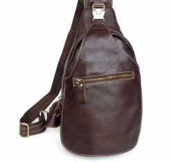 Top 10 😍 Delton Bags Dark Brown Single Strap Leather Shoulder Bag ⌛ -Cheap BAGS FOR MEN Store jwm010 80164b