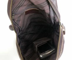 Top 10 😍 Delton Bags Dark Brown Single Strap Leather Shoulder Bag ⌛ -Cheap BAGS FOR MEN Store jwm010 80164g