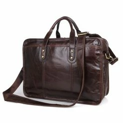 Budget π― Delton Bags Chestnut Leather Briefcase π
