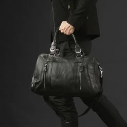 Flash Sale π Delton Bags Black Weekend/Sports Leather Bag π 9 Flash Sale π Delton Bags Black Weekend/Sports Leather Bag π -Cheap BAGS FOR MEN Store rst megashoot bags 9264 1