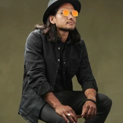 Best reviews of ✔️ Paul Riley Gold-Tone & Orange Groovy 👓 Sunglasses 😍 -Cheap BAGS FOR MEN Store rst megashoot sunglas 17160 1