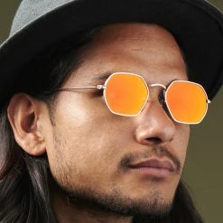 Best reviews of ✔️ Paul Riley Gold-Tone & Orange Groovy 👓 Sunglasses 😍 -Cheap BAGS FOR MEN Store rst megashoot sunglas 17160 2 bm