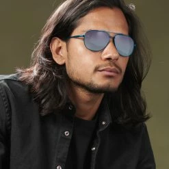 Best reviews of ❤️ Waykins Ambit | Blue & Purple Gradient Polarised Aviator 👓 Sunglasses 🎉 -Cheap BAGS FOR MEN Store rst megashoot sunglas 3105 2 3