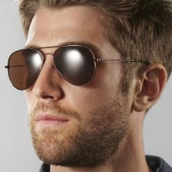 Buy 🔥 Paul Riley Brown Aviator 👓 Sunglasses 🌟 -Cheap BAGS FOR MEN Store rst megashoot sunglases 13908 2 bm
