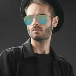 Best Pirce ✨ Paul Riley Silver-Tone & Turquoise Aviator 👓 Sunglasses ✔️ -Cheap BAGS FOR MEN Store rst megashoot sunglasses 13907 25