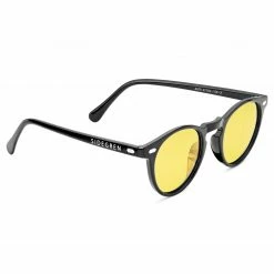 Brand new 🔔 Sidegren Black & Yellow Round Polarised 👓 Sunglasses ⭐ -Cheap BAGS FOR MEN Store sg35 3