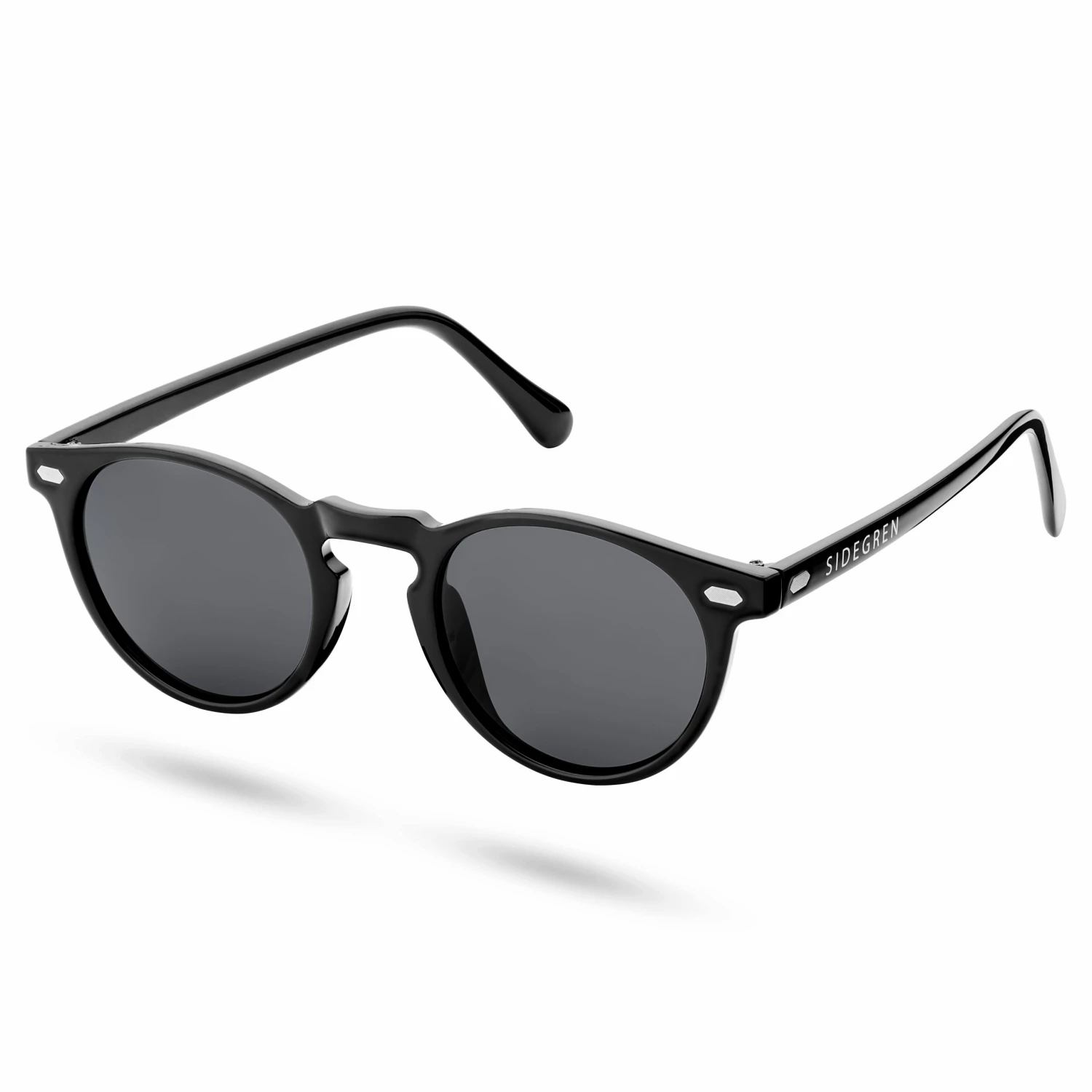 New ๐ Sidegren Black & Gunmetal Retro Round Polarised ๐ Sunglasses โ 4 New ๐ Sidegren Black & Gunmetal Retro Round Polarised ๐ Sunglasses โ - Image 4