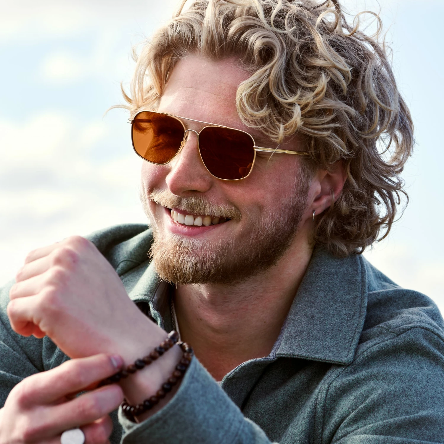 Hot Sale π Waykins Thea | Gold-Tone & Terracotta Stainless Steel π Sunglasses π 4 Hot Sale π Waykins Thea | Gold-Tone & Terracotta Stainless Steel π Sunglasses π - Image 4