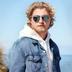 Budget 😉 Waykins Thea | Silver-Tone & Smoke Grey Stainless Steel Aviator 👓 Sunglasses ✔️ -Cheap BAGS FOR MEN Store ste megashoot2 sunglasses 18 22889