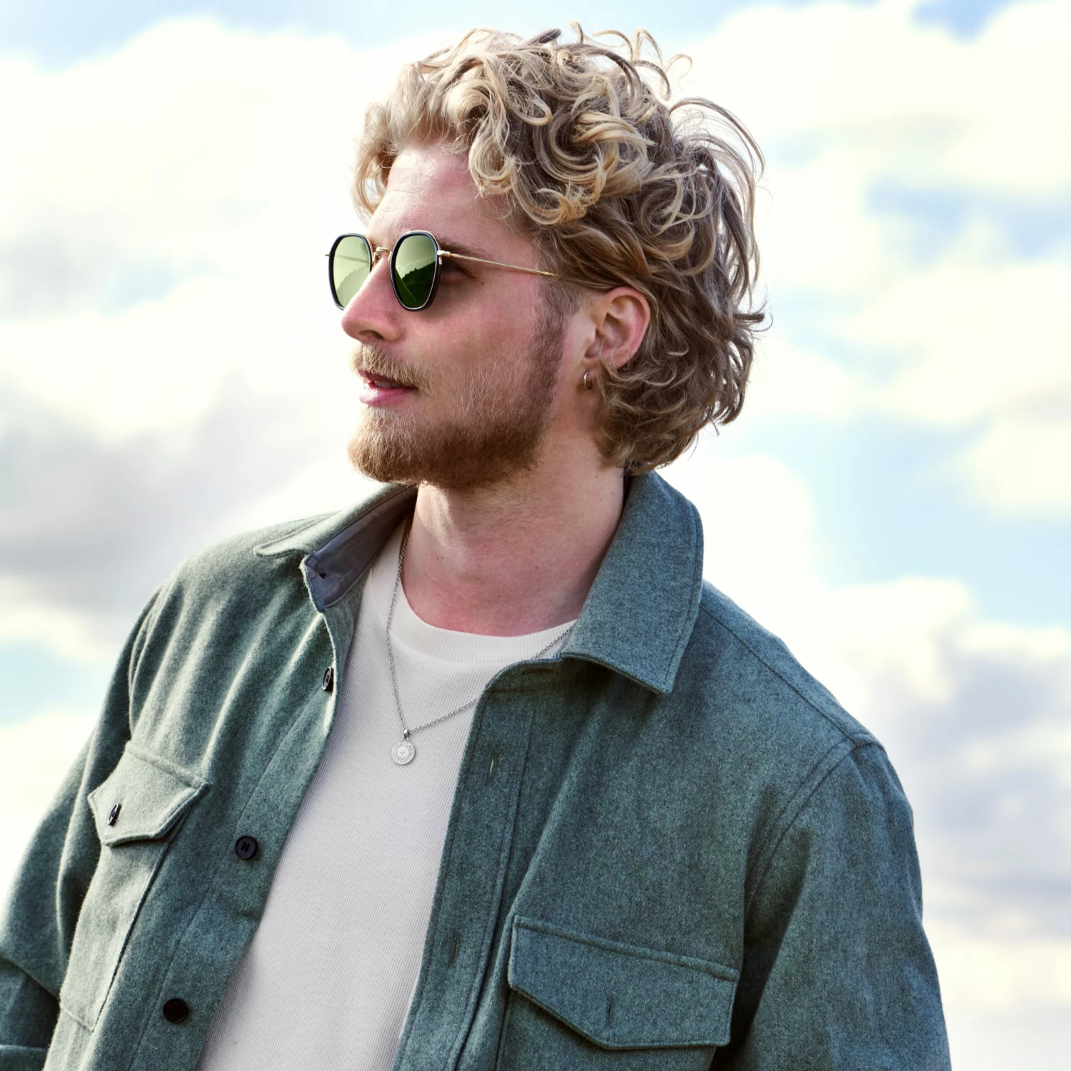 Wholesale π Waykins Thea | Gold-Tone & Green Stainless Steel Polarised π Sunglasses π 4 Wholesale π Waykins Thea | Gold-Tone & Green Stainless Steel Polarised π Sunglasses π - Image 4