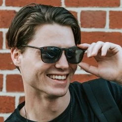 Flash Sale 👏 Waykins Wade | Tortoise & Dark Grey Polarised Square 👓 Sunglasses 😉 -Cheap BAGS FOR MEN Store sunglasses 2