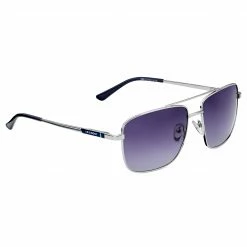 Wholesale 👏 Seizmont Silver-tone & Dark Violet Gradient Stainless Steel Polarised Square Aviator 👓 Sunglasses 🥰 -Cheap BAGS FOR MEN Store sz43 3