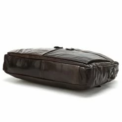 Best Pirce 🧨 Delton Bags Dark Brown Leather Laptop Bag 👍 -Cheap BAGS FOR MEN Store yh122 9005cd